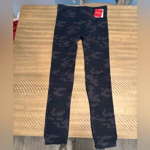 SPANX Black Camouflage Leggings